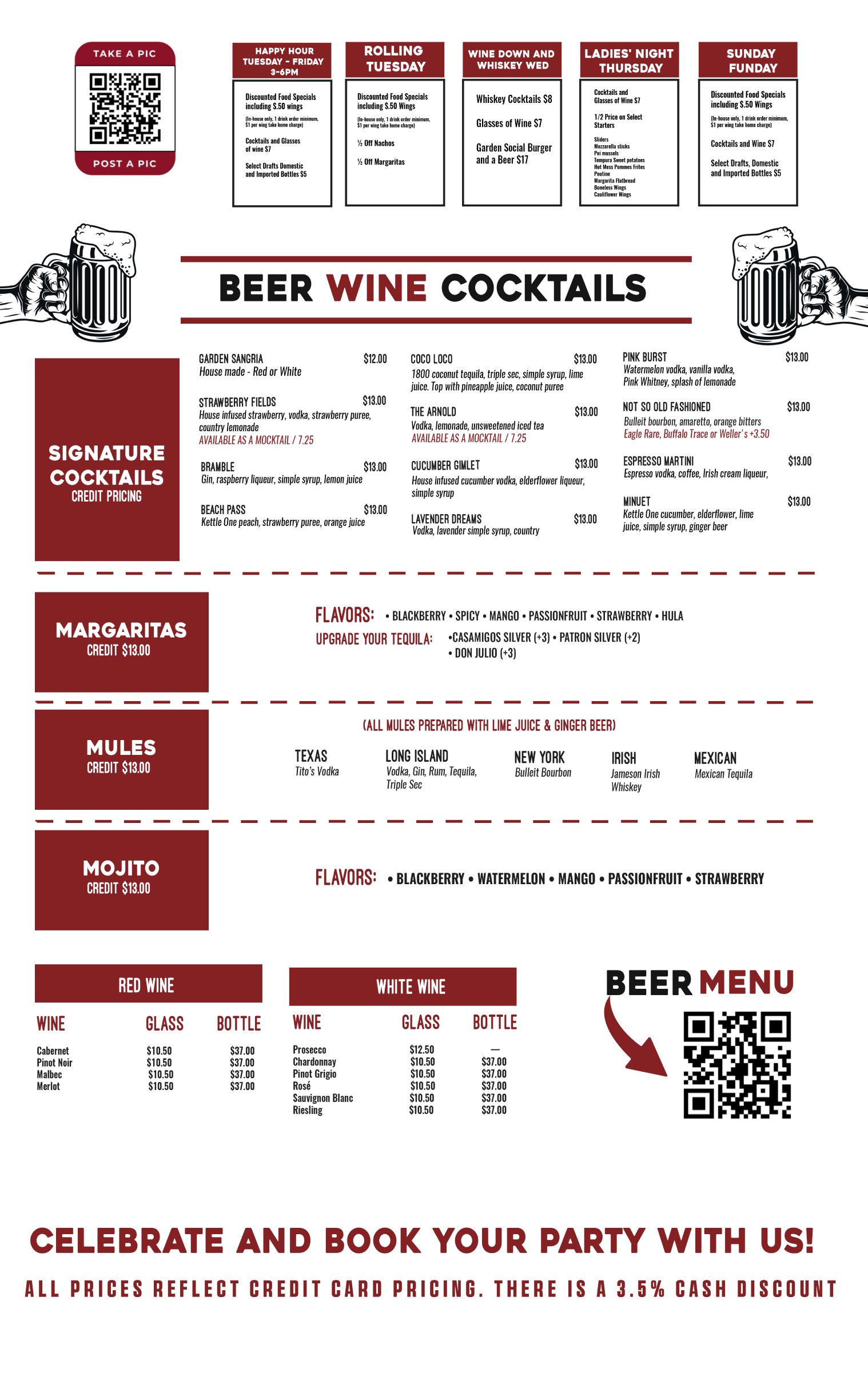 Dinner Menu